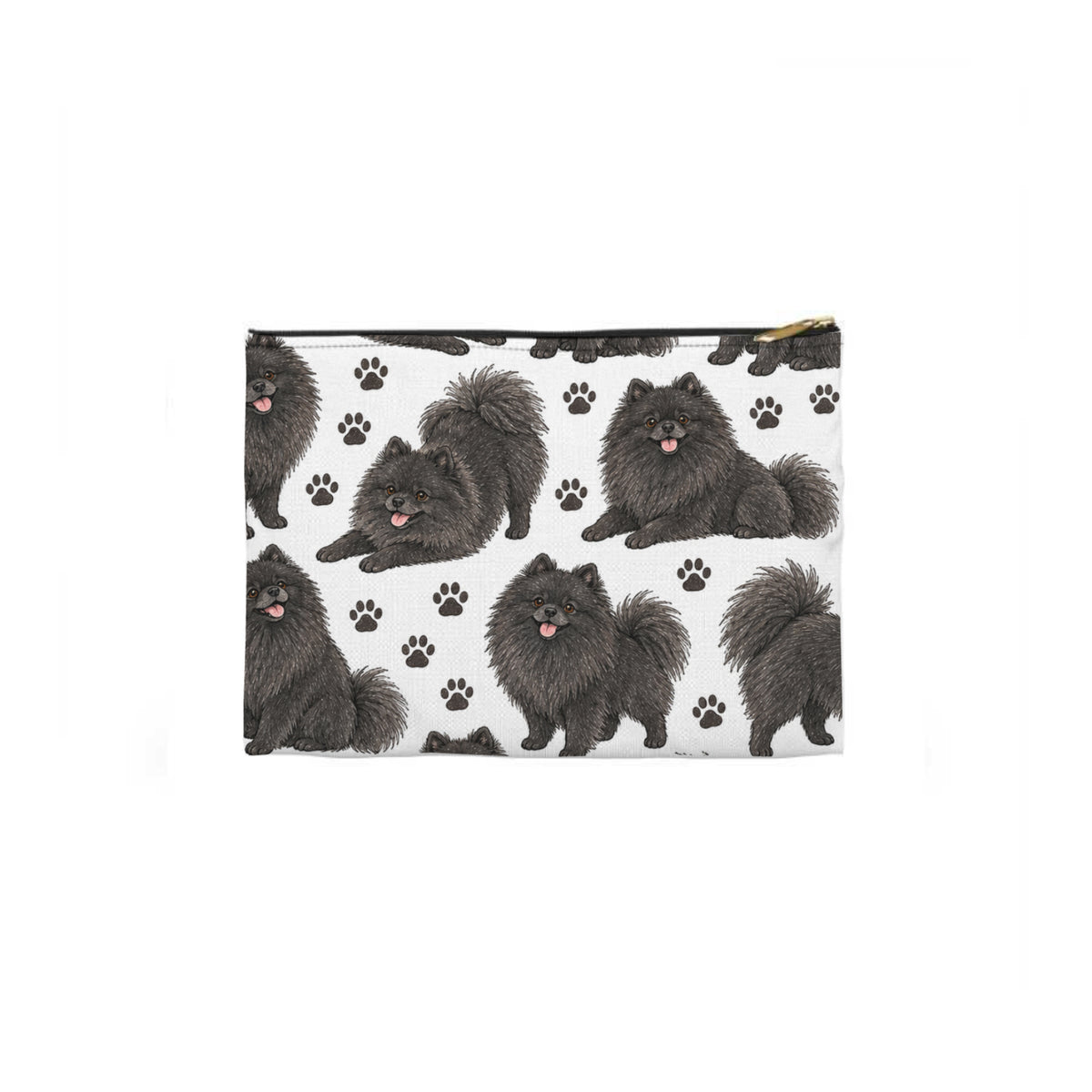 Black Pomeranians Toiletry Bag