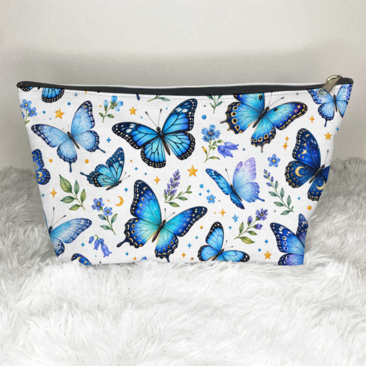 Blue Butterflies Toiletry Bag