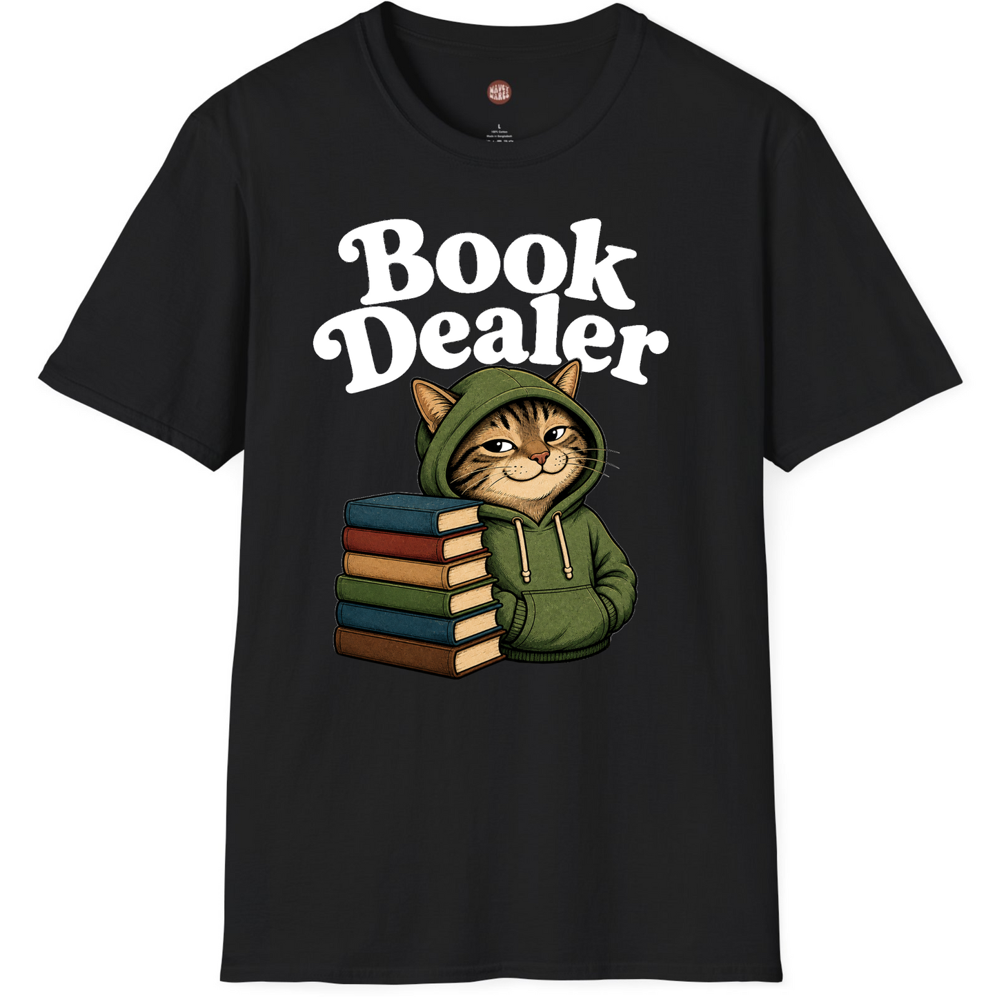 Book Dealer Cat T-Shirt