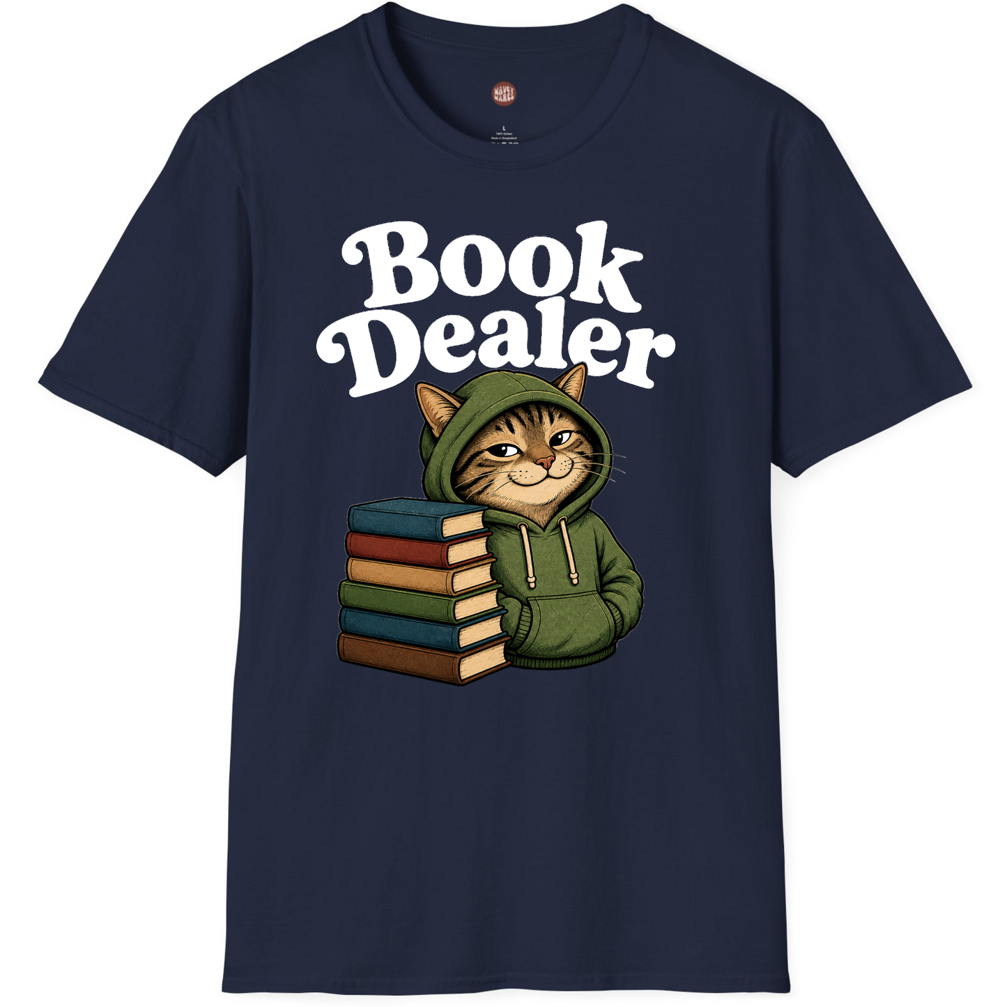 Book Dealer Cat T-Shirt
