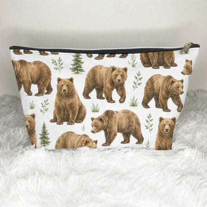 Brown Bears Toiletry Bag