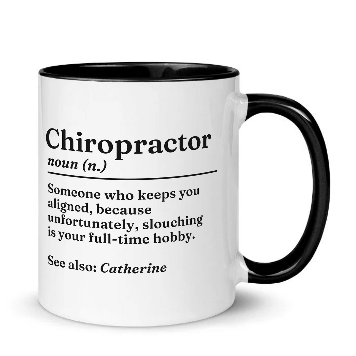 Personalised Funny Chiropractor Definition Mug