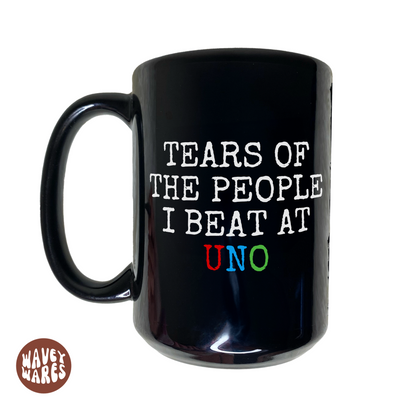 Tears of The People I Beat At Uno Funny Black Mug