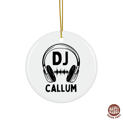 Personalized DJ Name Ornament