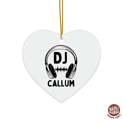 Personalized DJ Name Ornament