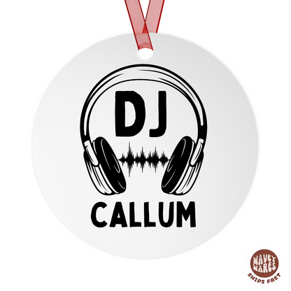 Personalized DJ Name Ornament