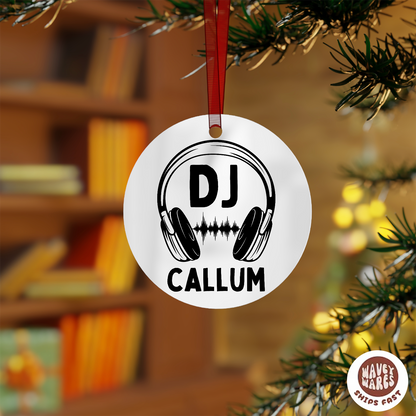 Personalized DJ Name Ornament