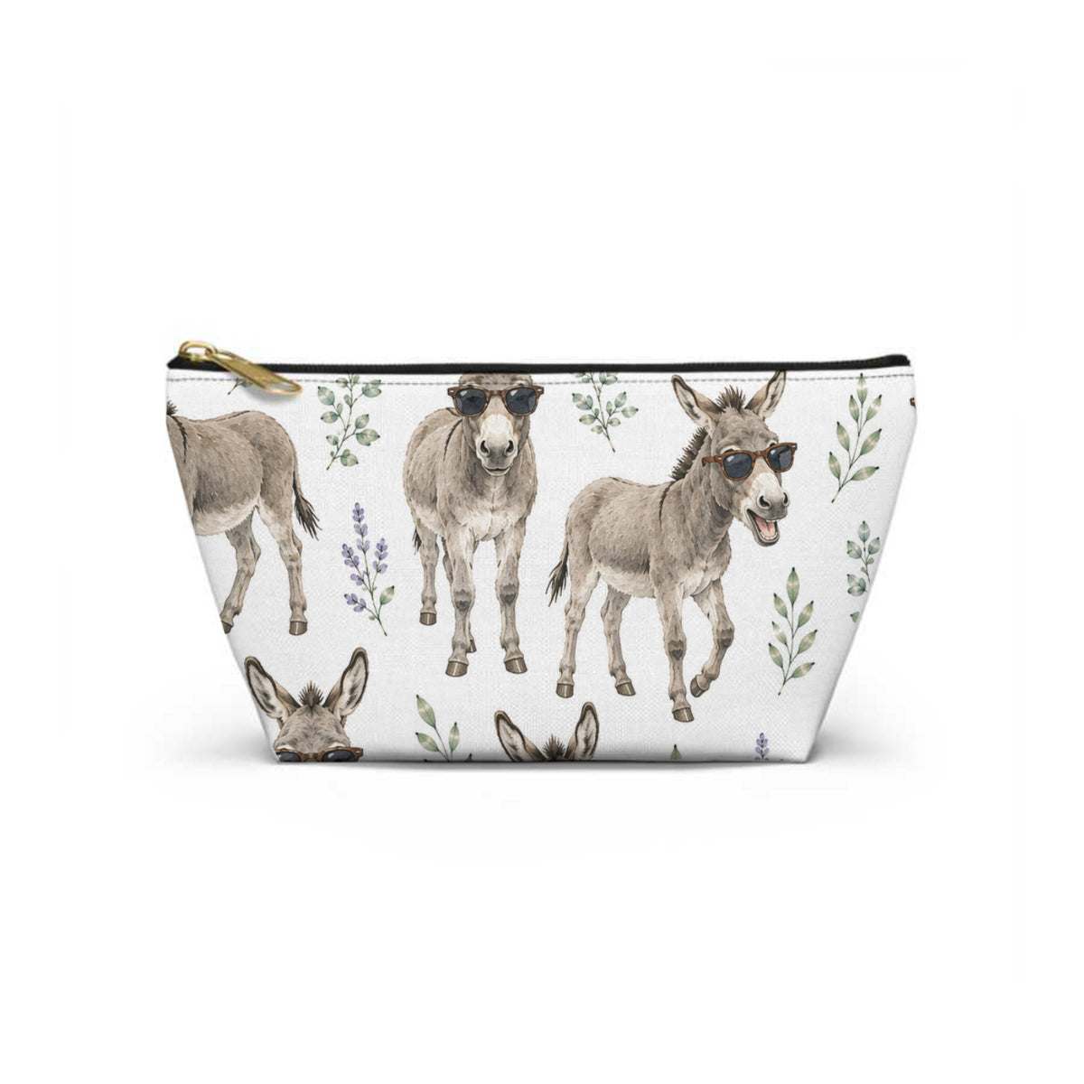 Donkeys Wearing Sunglasses Toiletry Bag