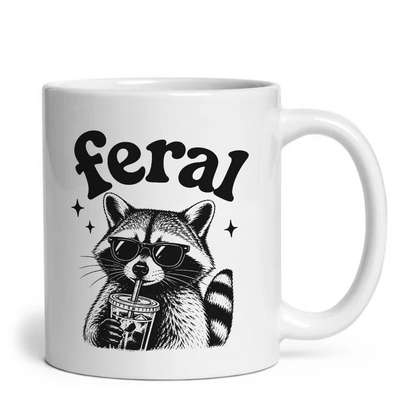 Feral Raccoon Mug