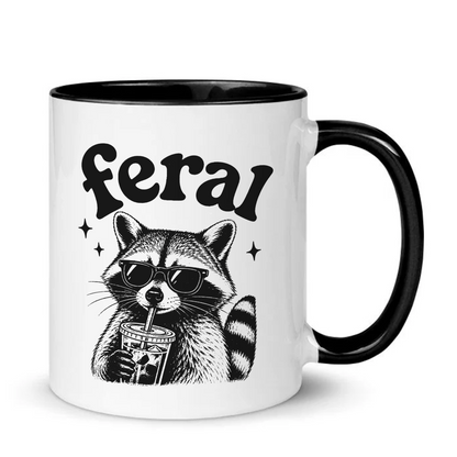 Feral Raccoon Mug