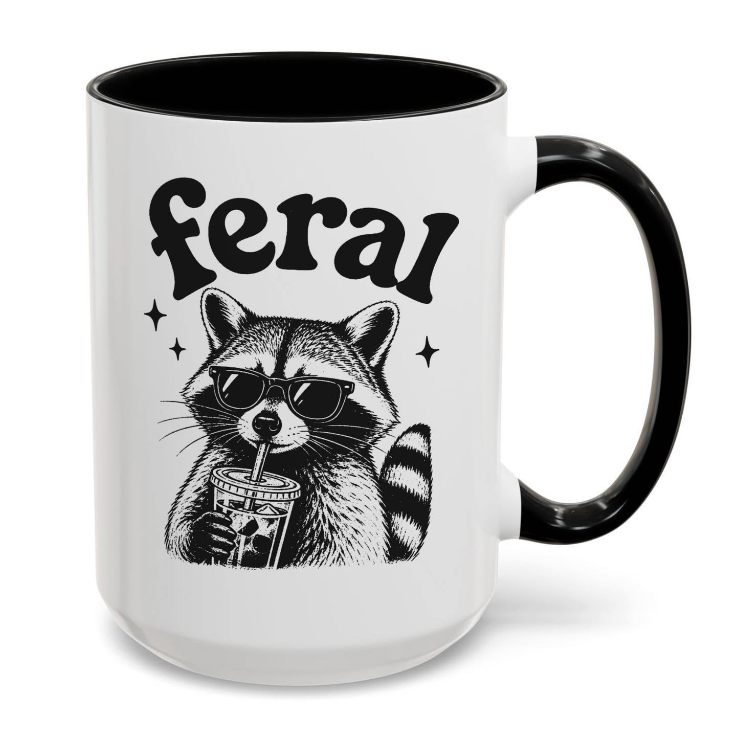 Feral Raccoon Mug