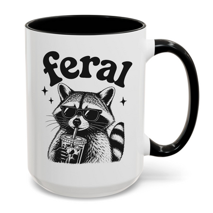 Feral Raccoon Mug