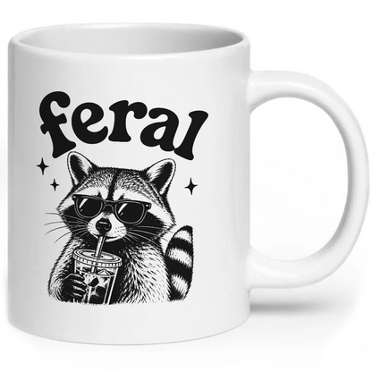 Feral Raccoon Mug
