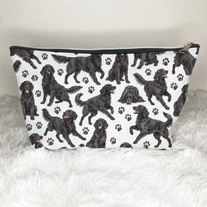 Flat Coated Retrievers Toiletry Bag