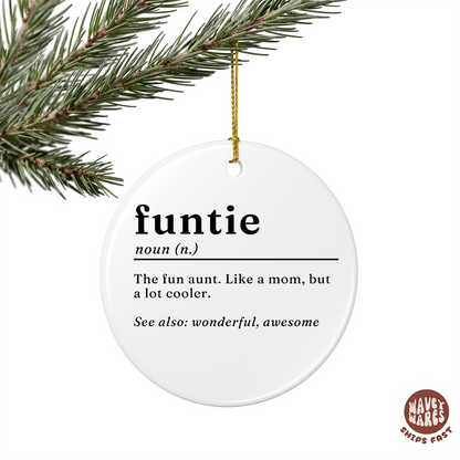 Funtie Auntie Ornament