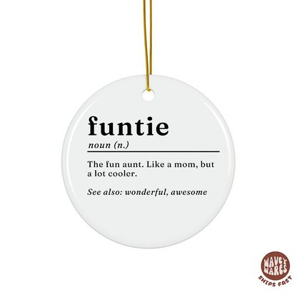 Funtie Auntie Ornament