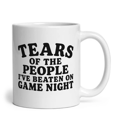 Tears Of The People I've Beaten On Game Night Mug