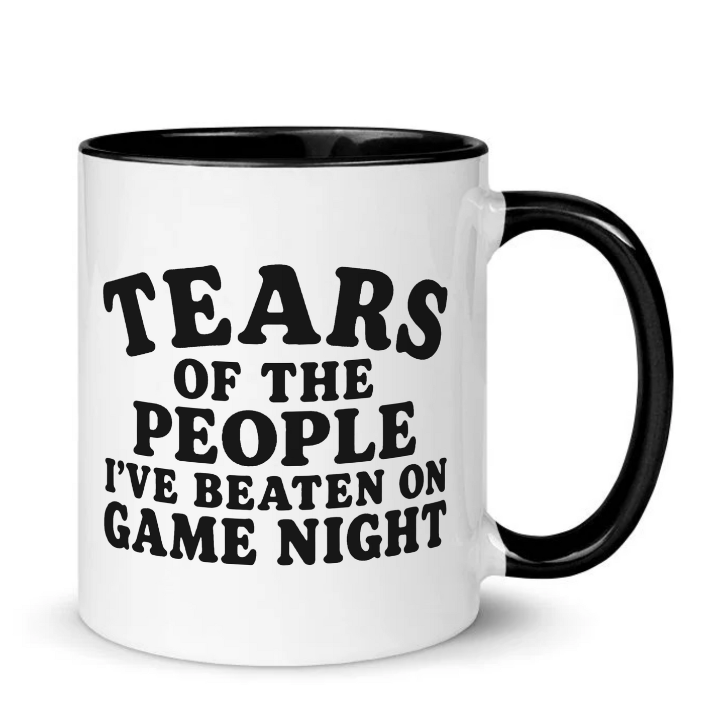 Tears Of The People I've Beaten On Game Night Mug
