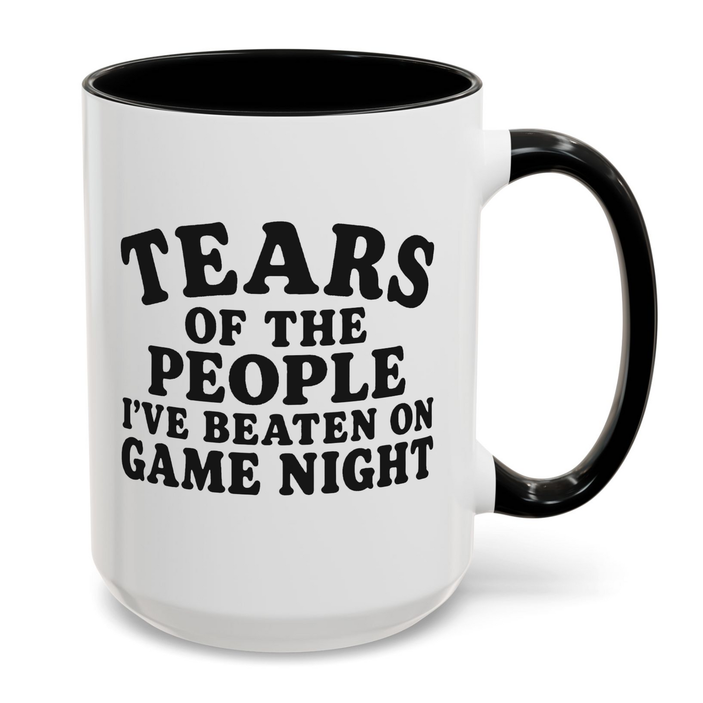 Tears Of The People I've Beaten On Game Night Mug
