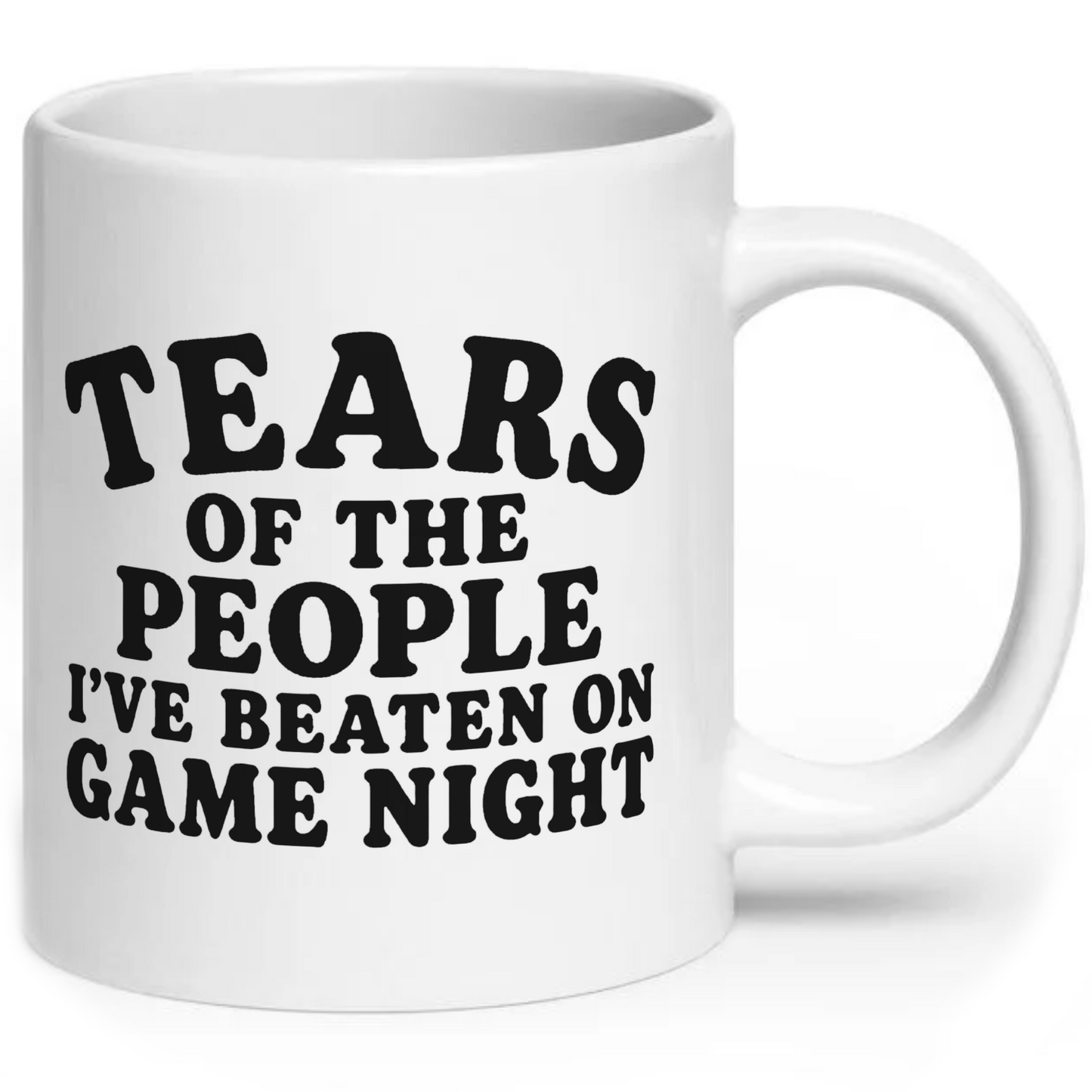 Tears Of The People I've Beaten On Game Night Mug