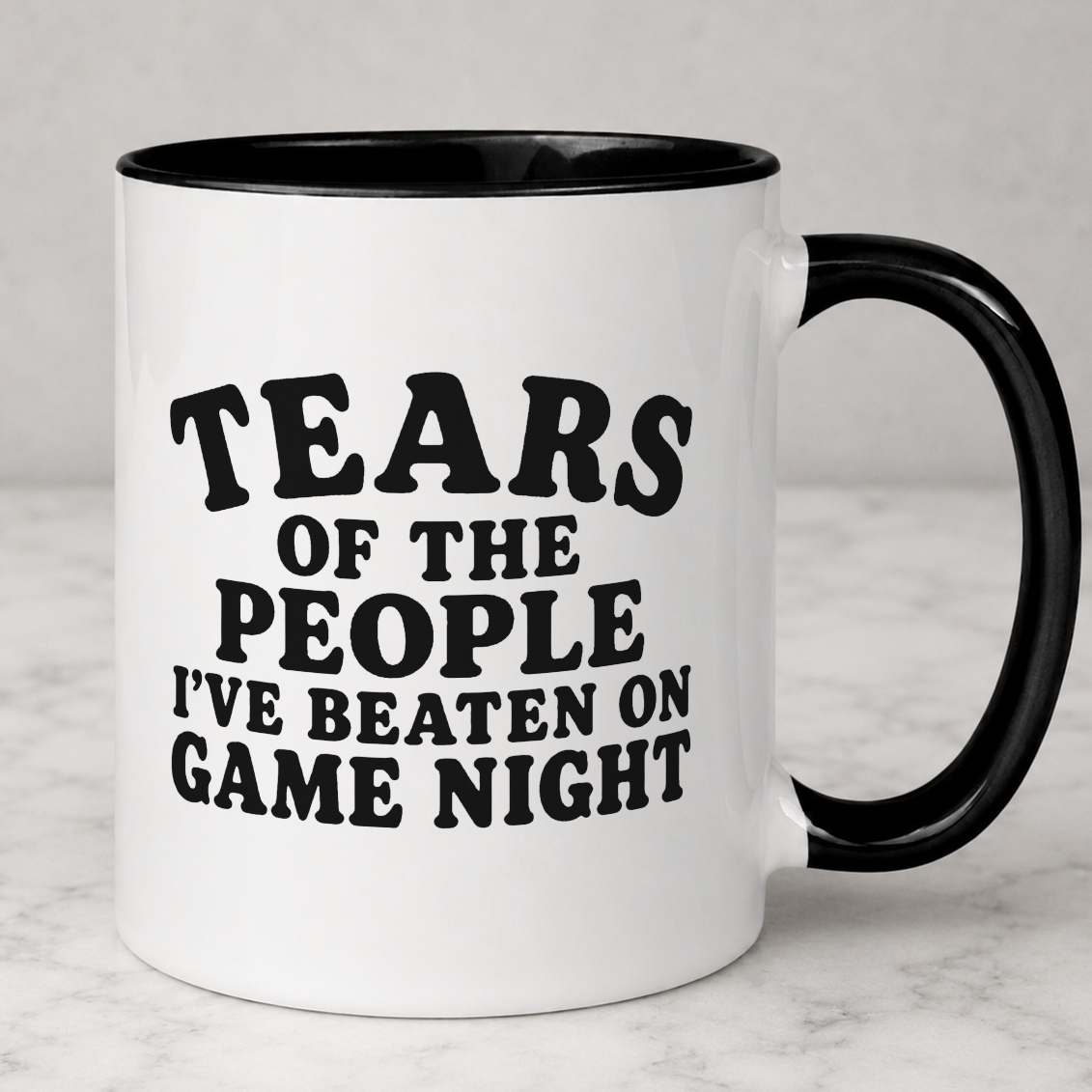 Tears Of The People I've Beaten On Game Night Mug