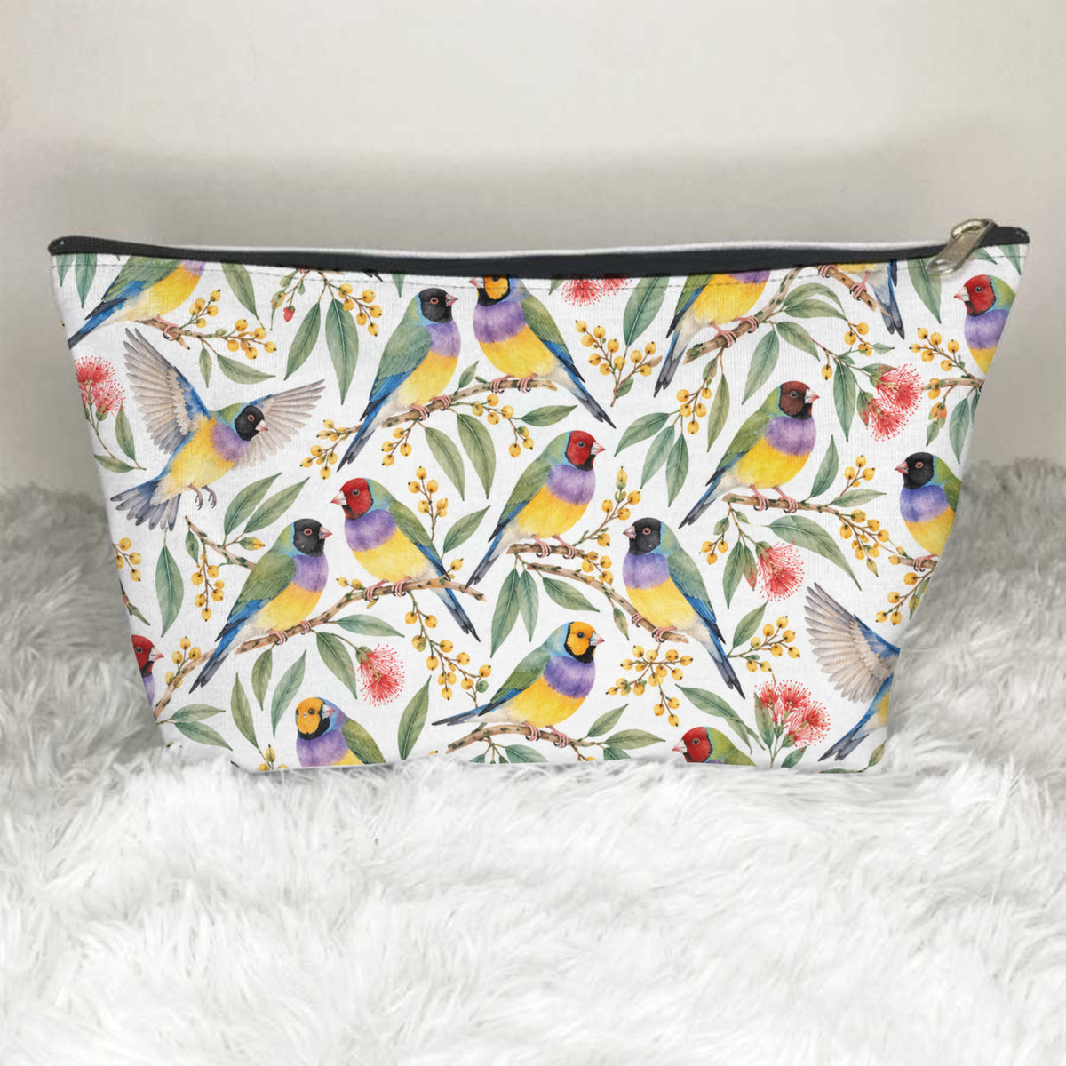 Gouldian Finches Toiletry Bag