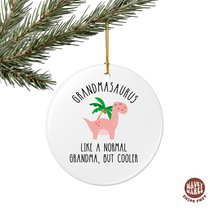 Grandmasaurus Ornament