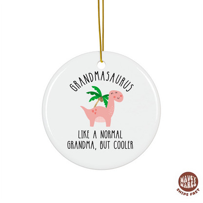 Grandmasaurus Ornament