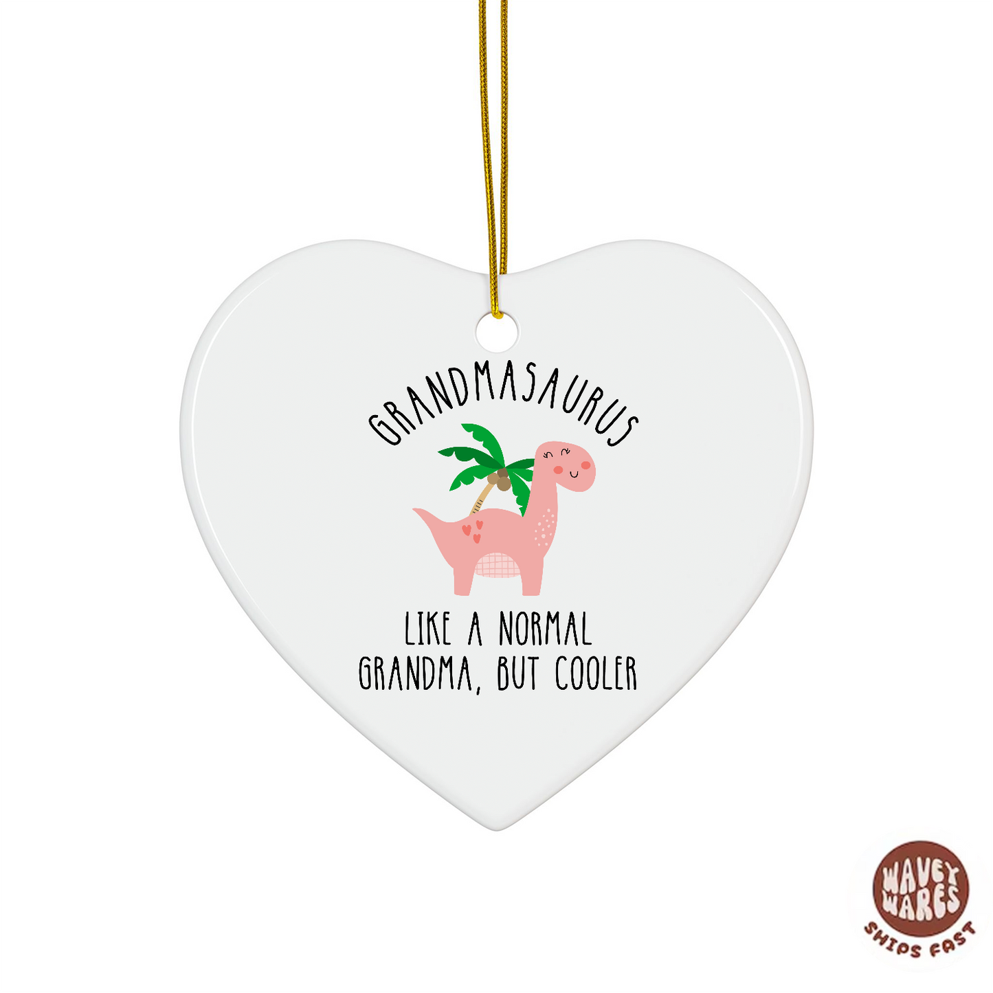 Grandmasaurus Ornament