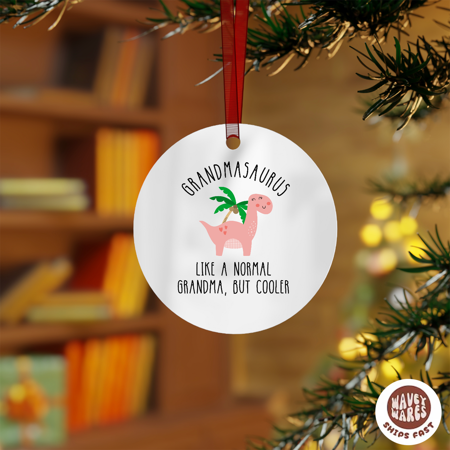 Grandmasaurus Ornament