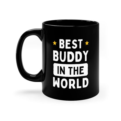 Best Buddy In The World Black Mug