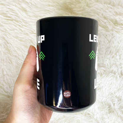 Levelled Up To Uncle Black Mug