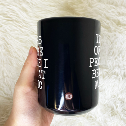 Tears of The People I Beat At Magic Funny Black Mug
