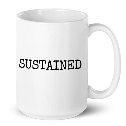 Sustained Funny Legal Mug