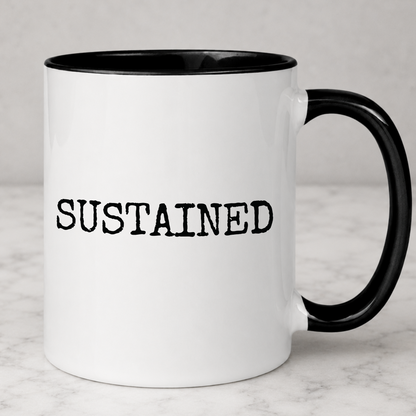 Sustained Funny Legal Mug