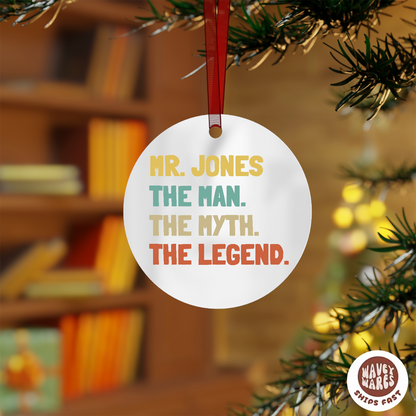 Personalized The Man The Myth The Legend Ornament