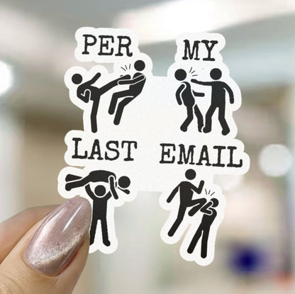 Per My Last Email Sticker 12-Pack