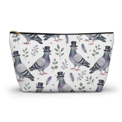 Pigeons Wearing Top Hat Toiletry Bag