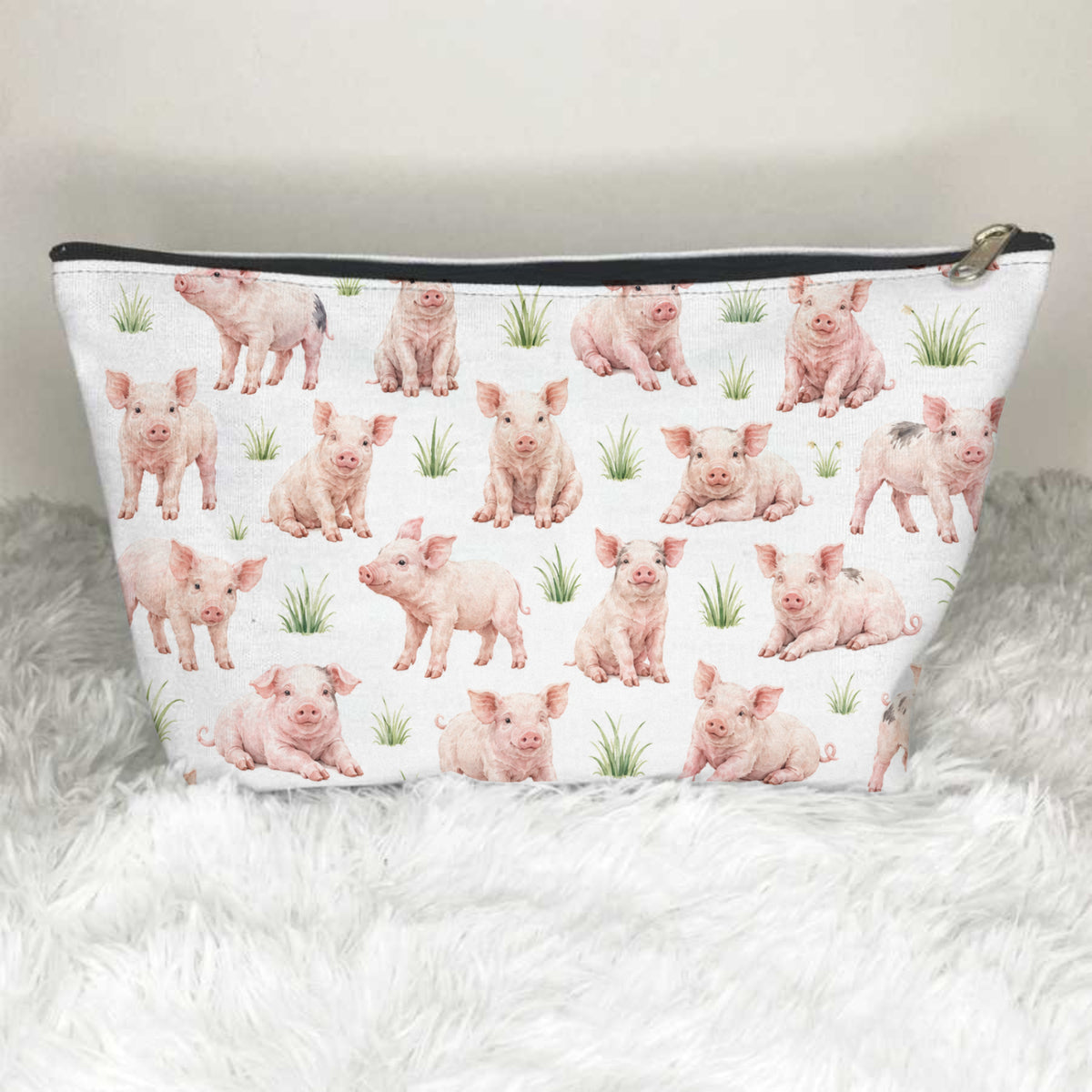Pigs Pattern Toiletry Bag