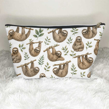 Sloth Pattern Toiletry Bag