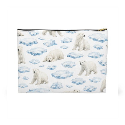 Polar Bears Pattern Toiletry Bag