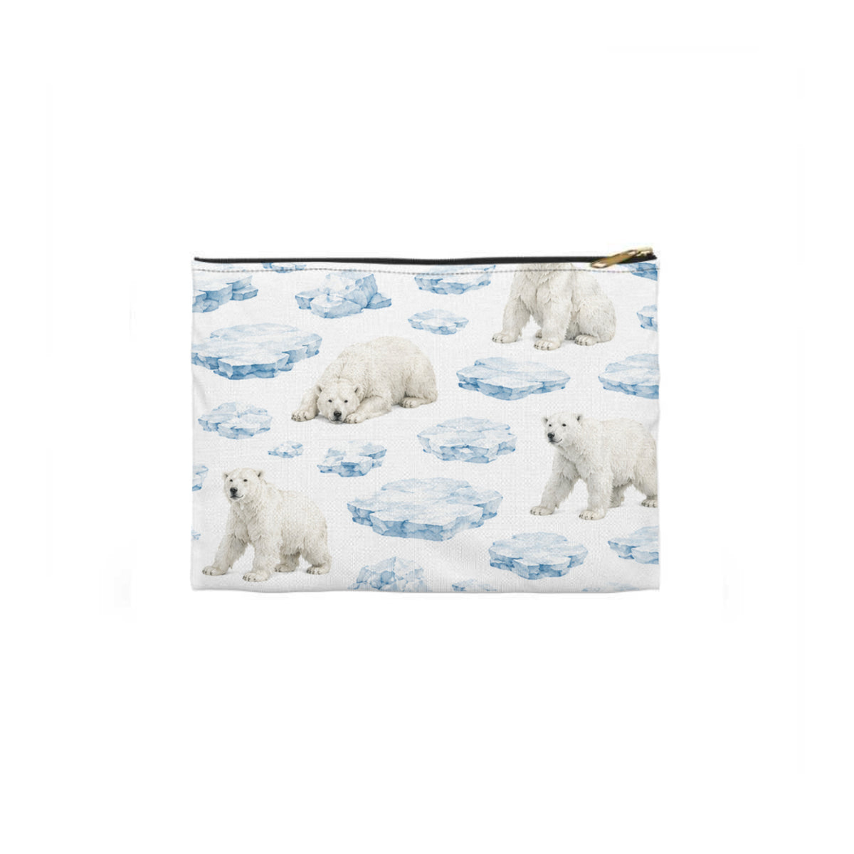 Polar Bears Pattern Toiletry Bag