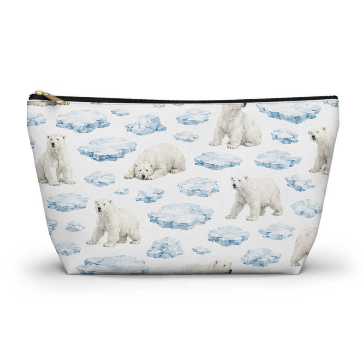 Polar Bears Pattern Toiletry Bag