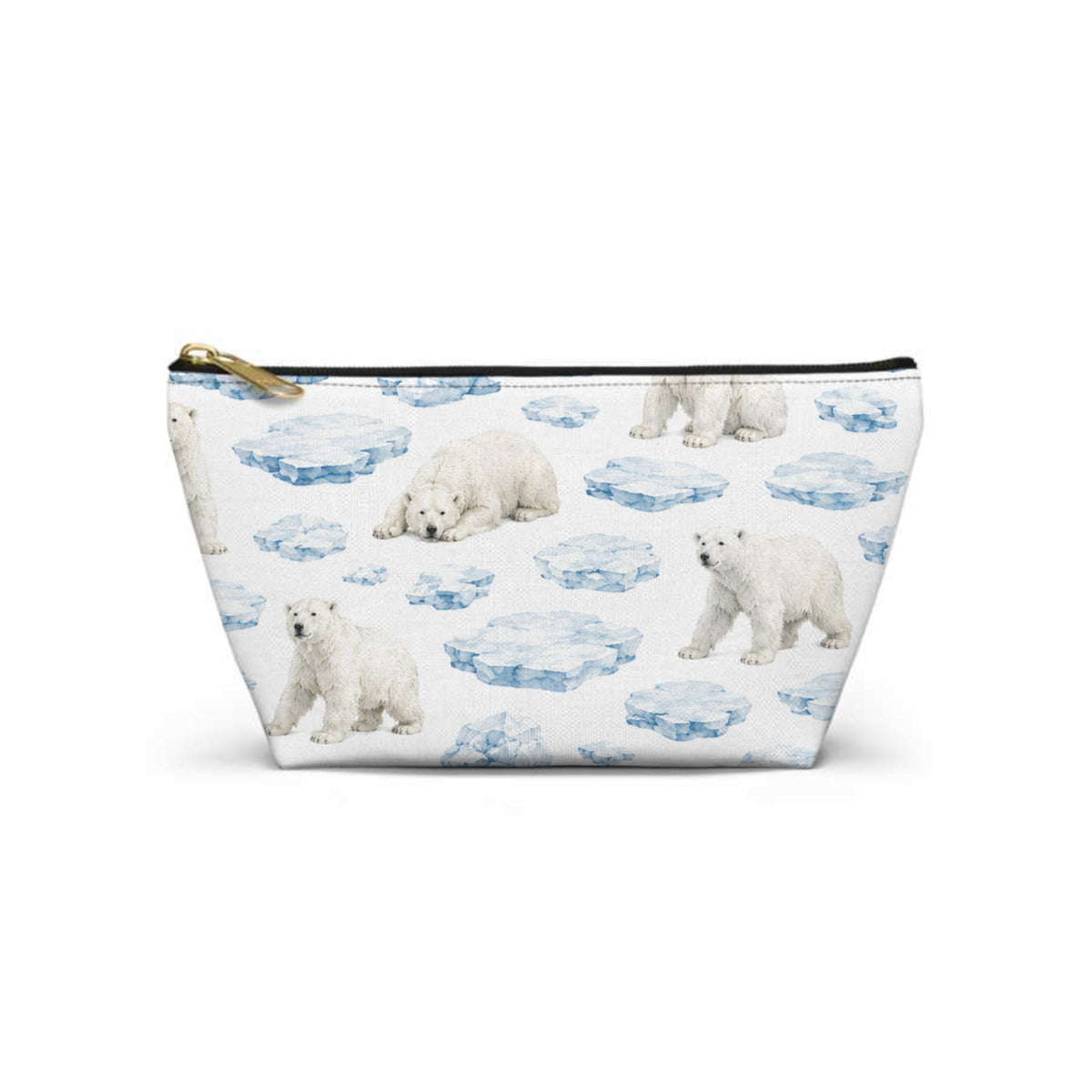 Polar Bears Pattern Toiletry Bag
