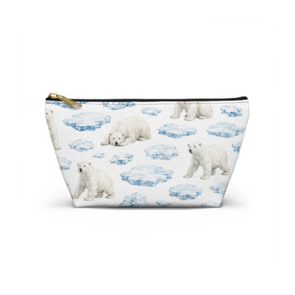 Polar Bears Pattern Toiletry Bag