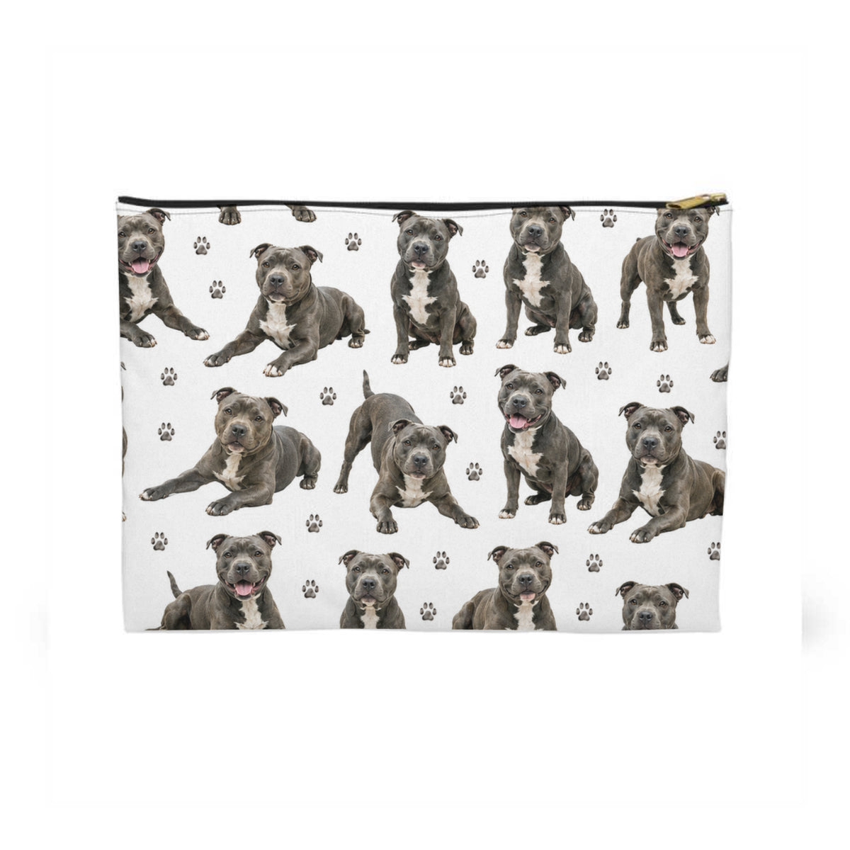 Staffy Dogs Pattern Toiletry Bag