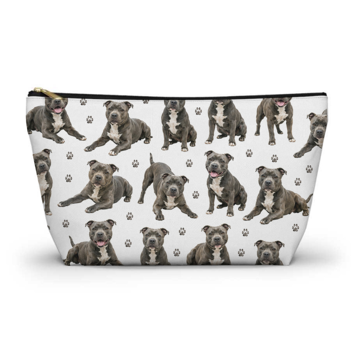 Staffy Dogs Pattern Toiletry Bag