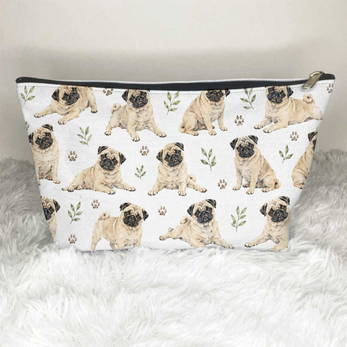 Pugs Pattern Toiletry Bag