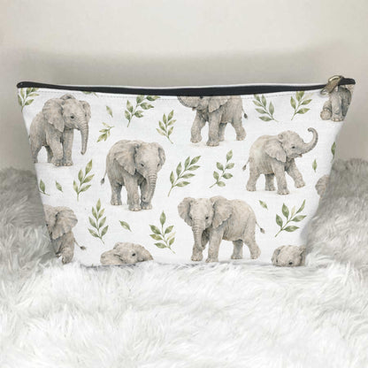 Elephants Pattern Toiletry Bag