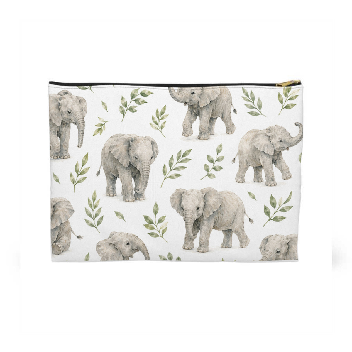 Elephants Pattern Toiletry Bag